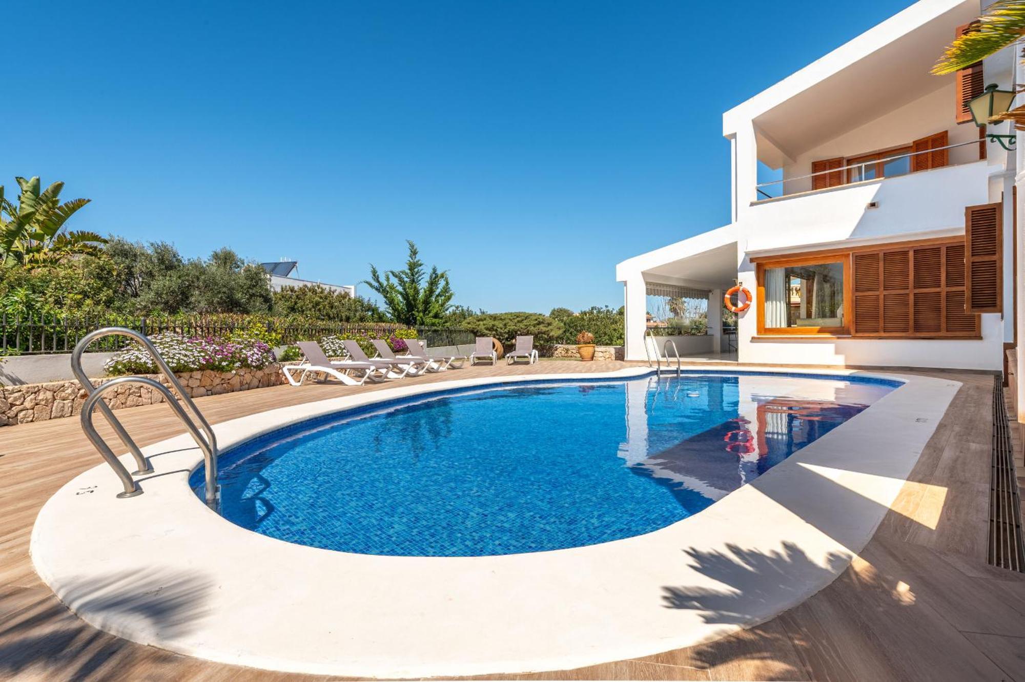 Villa Garrido Portocolom  Bagian luar foto