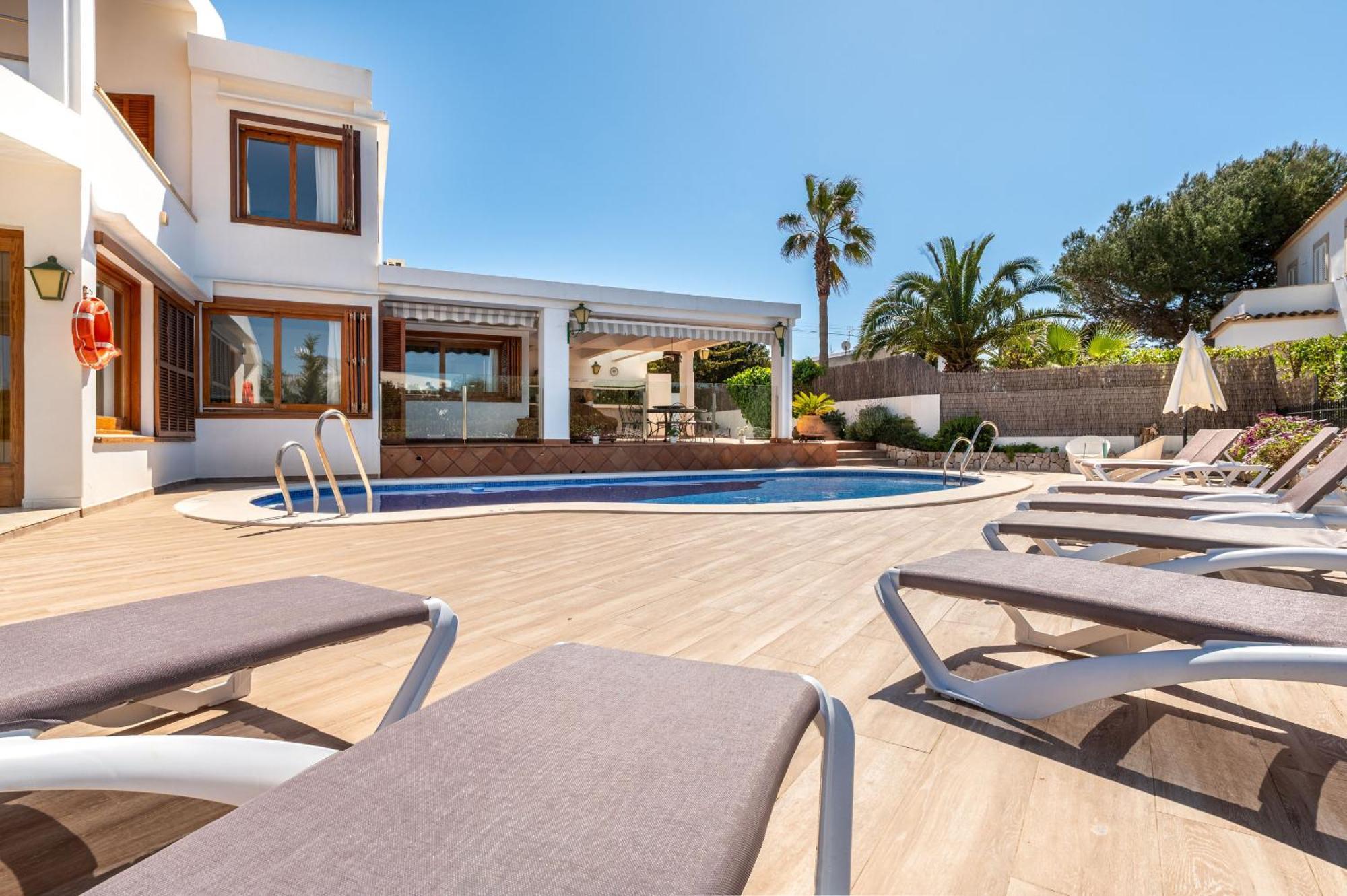 Villa Garrido Portocolom  Bagian luar foto