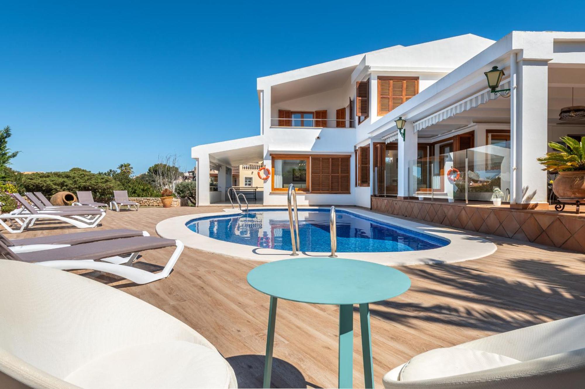 Villa Garrido Portocolom  Bagian luar foto